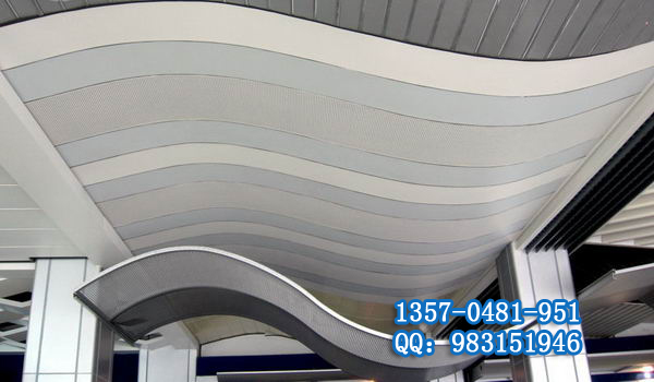 室内铝单板-天津市造型天花图片